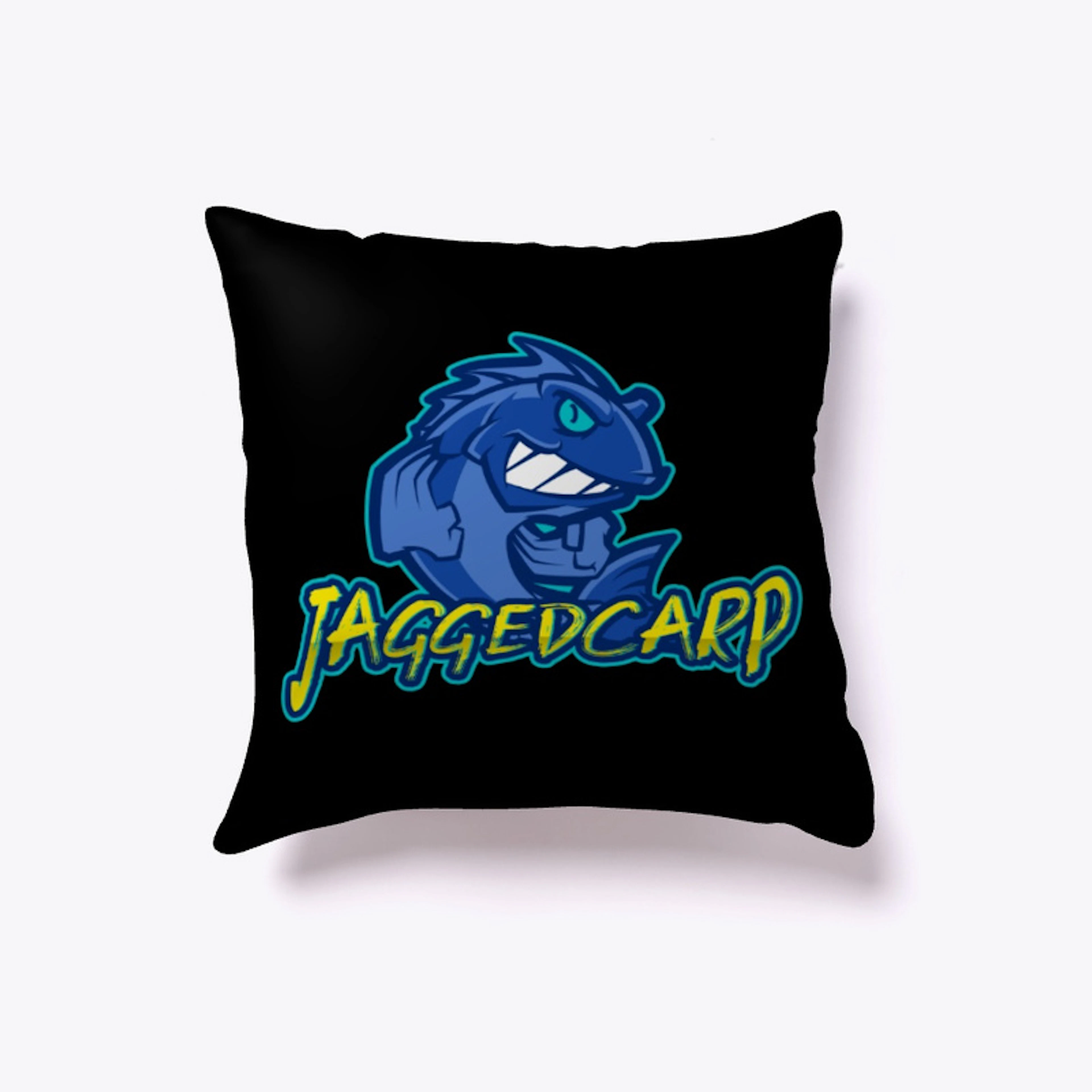 Jagged logo v2 pillow