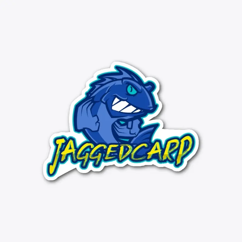 Jagged Logo sticker